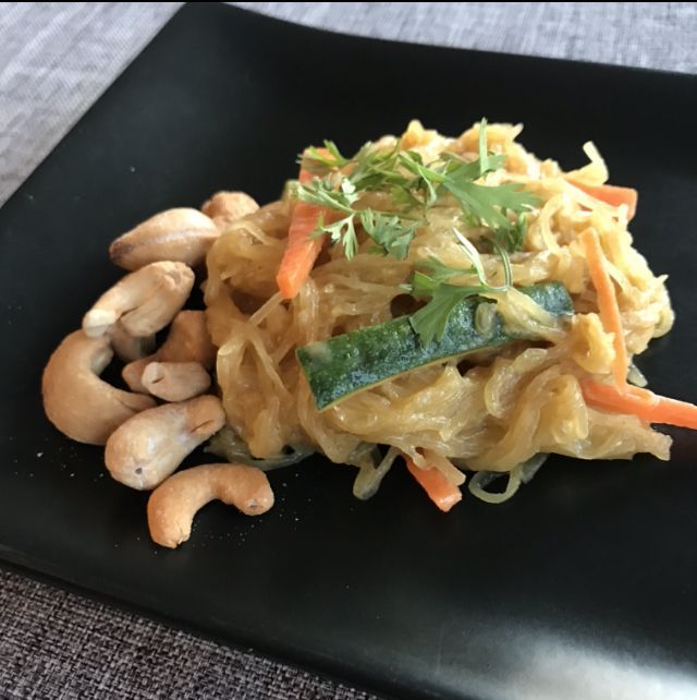 Asian Garlic “Noodles” (Spaghetti Squash),