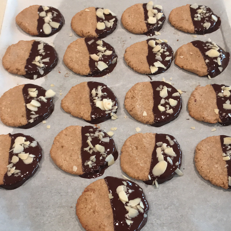 Coconut Almond Cookies,