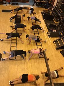 Partner Bootcamp at No Limits Fitness in Kamloops, BC
