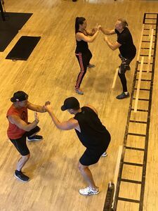Partner Bootcamp at No Limits Fitness in Kamloops, BC