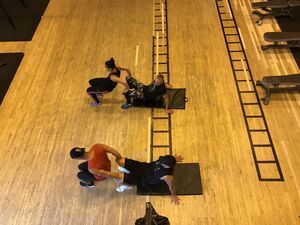 Partner Bootcamp at No Limits Fitness in Kamloops, BC